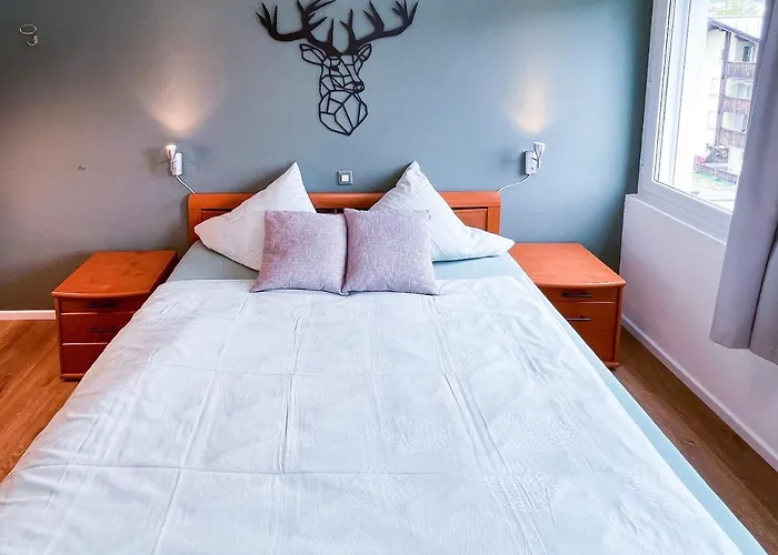 Daire Swissme - 100qm - Balkon - 2 Baeder - Parkplatz - Fussbodenheizung