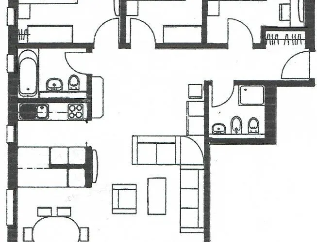 Appartamento Swissme - 100qm - Balkon - 2 Baeder - Parkplatz - Fussbodenheizung Sankt Moritz